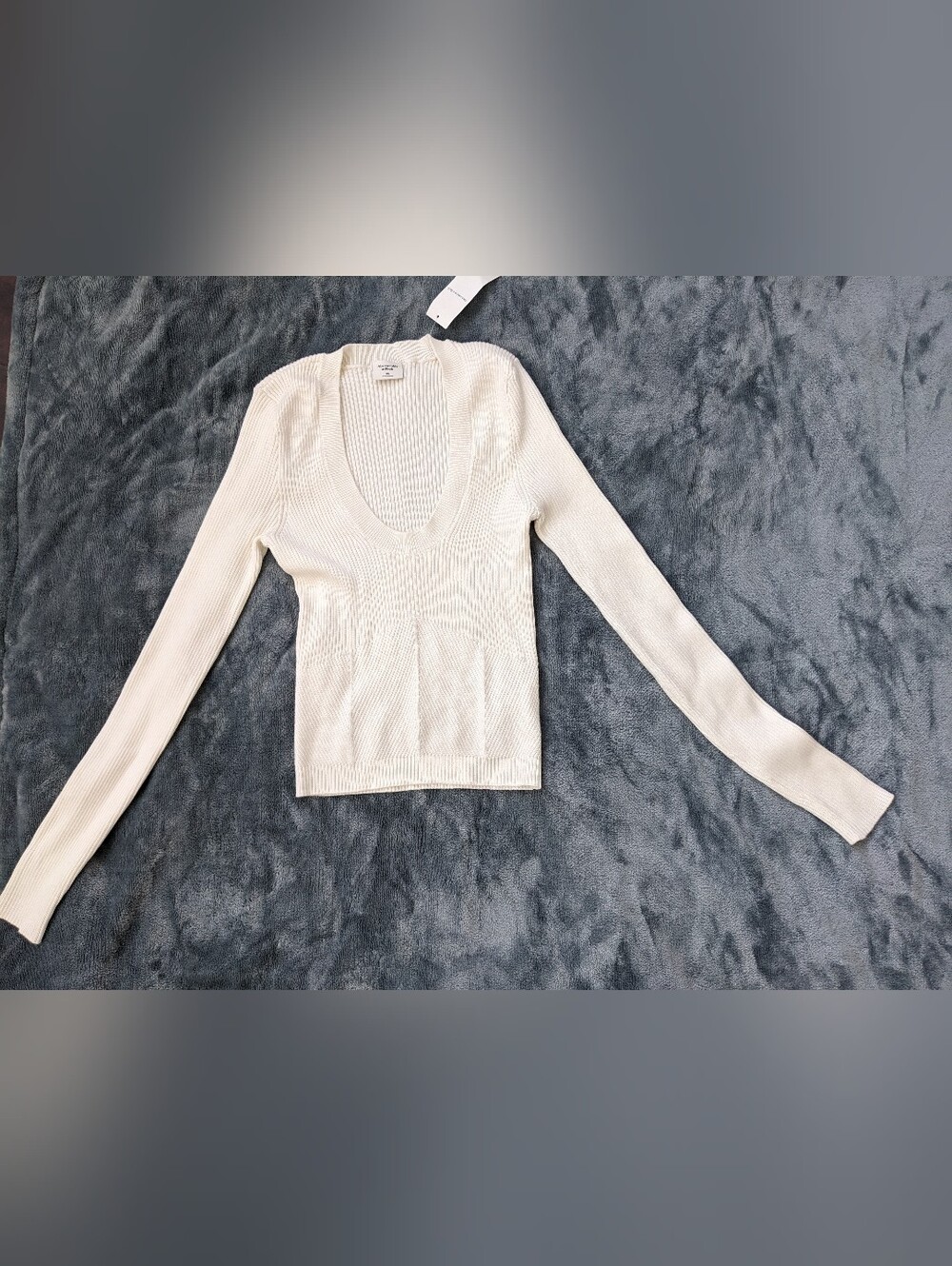 NWT - Crop Ribbed Sweater Size: XS